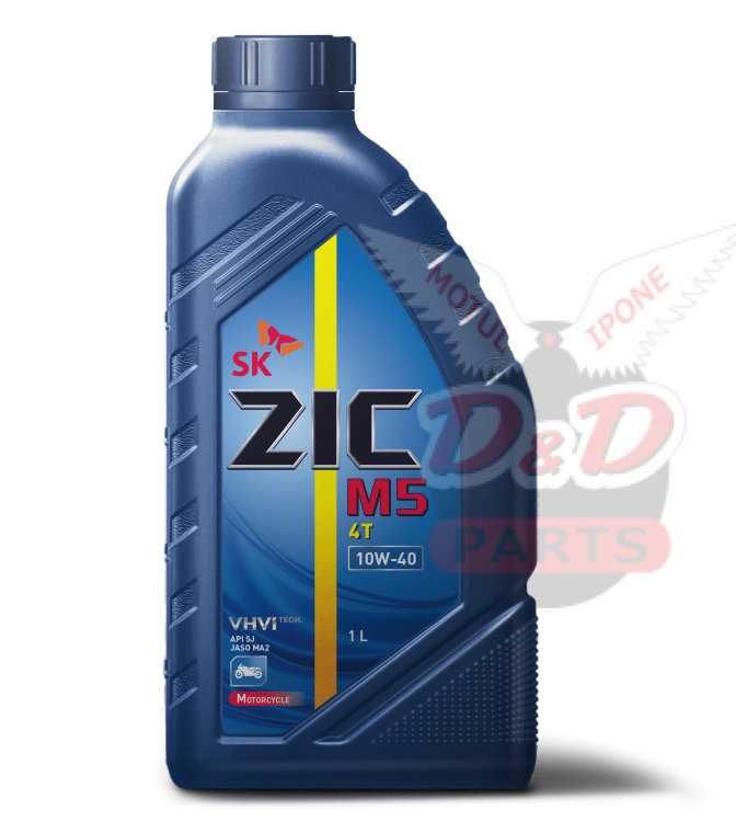 ZIC Масло моторное полусинтетическое M5 4T 10W-40 1л