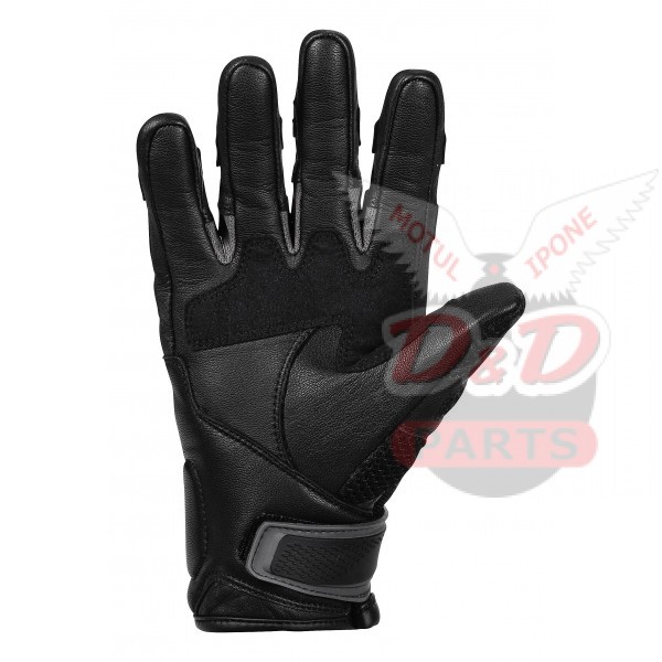 IXS LT Gloves Montevideo Air черные с красным