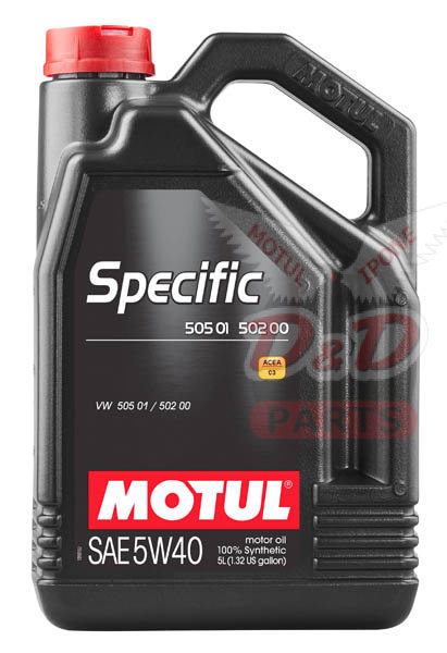 MOTUL SPECIFIC 502 00 / 505 00 / 505 01 5W40 5л