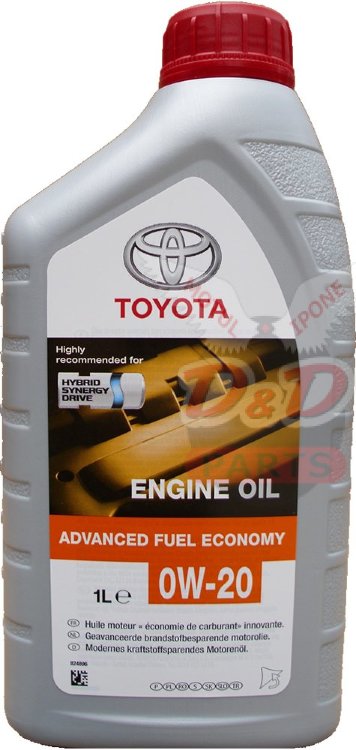 Toyota Масло моторное синтетическое Advanced Fuel Economy Extra 0W-20 1л