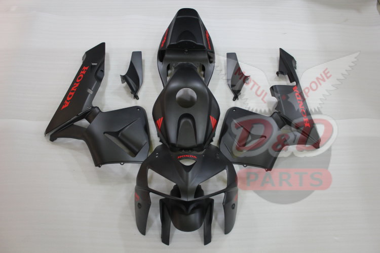 Комплект пластика для мотоцикла Honda CBR 600 RR 05-06 Черный матовый