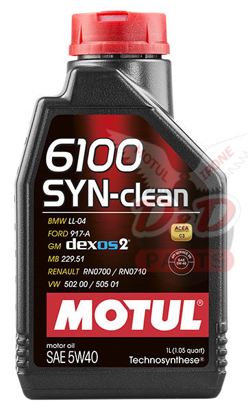 MOTUL 6100 SYN-clean 5W40 1 л