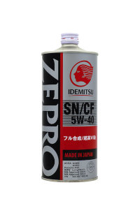 Idemitsu	1849001	Моторное масло IDEMITSU ZEPRO EURO SPEC 5W40 SN/CF, (1л)