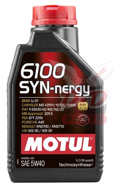MOTUL 6100 SYN-nergy 5W40 1 л MOTUL 6100 SYN-nergy 5W40 1 л