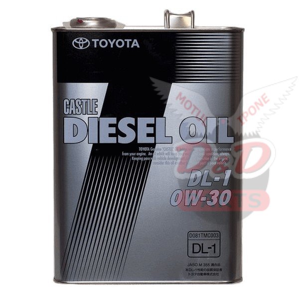 Toyota Масло моторное CASTLE DL-1 0W-30 4л