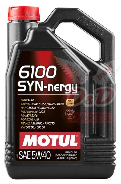 MOTUL 6100 SYN-nergy 5W40 4 л