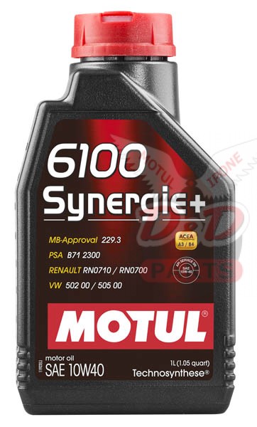 MOTUL 6100 Synergie + 10W40 1 л