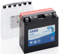 Exide Аккумулятор для мототехники EXIDE AGM 12 V 12 AH 135 A ETN 1 B0 150x70x145mm 4.4kg
