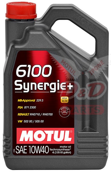 MOTUL 6100 Synergie + 10W40 4 л