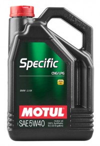 MOTUL SPECIFIC CNG/LPG 5W40 5л