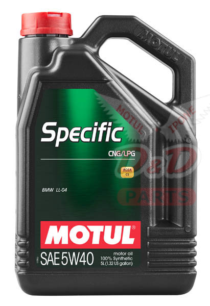 MOTUL SPECIFIC CNG/LPG 5W40 5л
