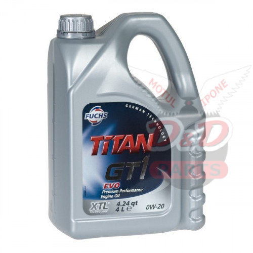 Fuchs Моторное масло FUCHS Titan GT1 SAE 0W-20 (4л)