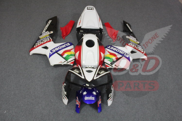 Комплект пластика для мотоцикла Honda CBR 600 RR 05-06 Черный мат без наклеек