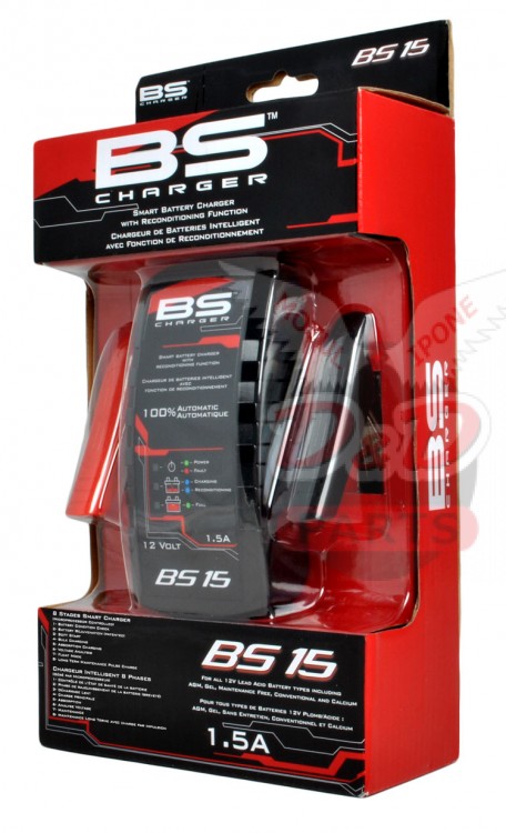 BS-battery BS15 Charger Зарядное устройство BS , 12В 1,5A