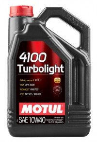 MOTUL 4100 Turbolight 10W40 4л