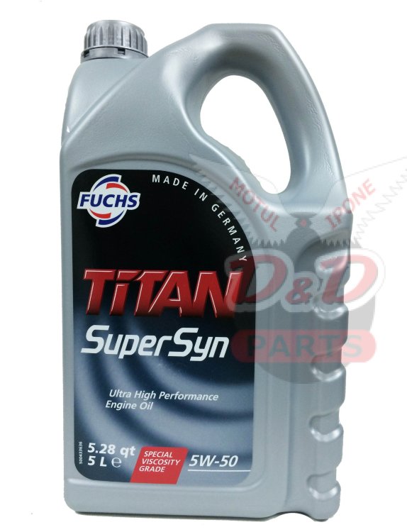 Fuchs Масло моторное синтетическое "TITAN SUPERSYN 5W-50", 5л