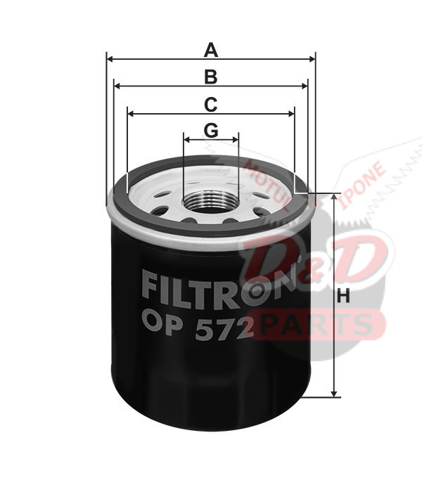 Filtron Фильтр масляный OP572