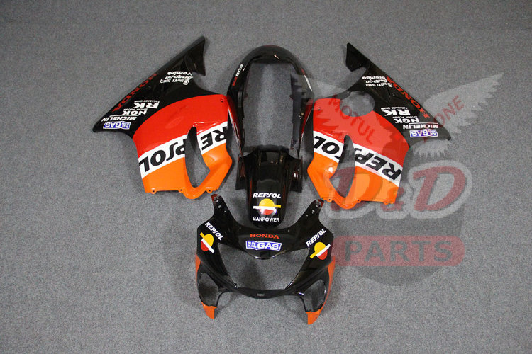 Комплект пластика для мотоцикла Honda CBR 600 F4 99-00 Repsol Комплект пластика для мотоцикла Honda CBR 600 F4 99-00 Repsol