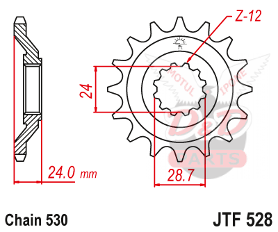 Звезда ведущая JTF528 17