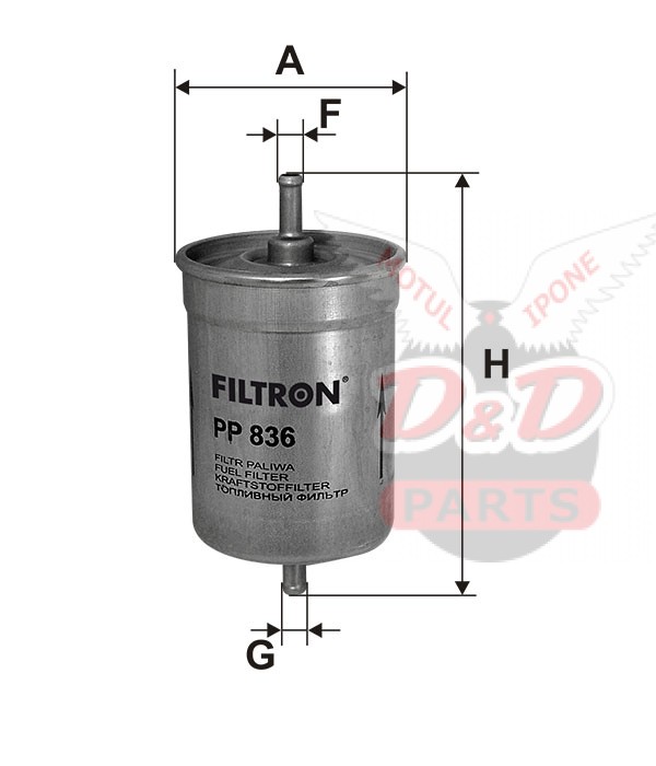 Топливный фильтр FILTRON PP836