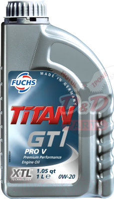Fuchs МОТОРНОЕ МАСЛО TITAN GT1 PRO V 0W-20 1л