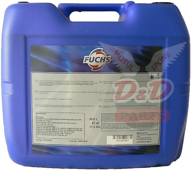 Fuchs МОТОРНОЕ МАСЛО TITAN SUPERSYN 10W-60 20л Fuchs МОТОРНОЕ МАСЛО TITAN SUPERSYN 10W-60 20л
