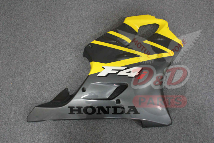 Комплект пластика для мотоцикла Honda CBR 600 F4I 04-07 Желто-Серый Заводской
