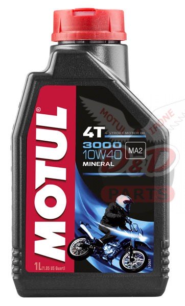 MOTUL 3000 PLUS 4T 10W40 1л