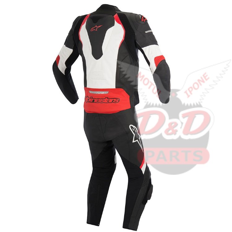 ALPINESTARS Мотокомбинезон кожаный GP PRO 2PC LEATHER JACKET черно-бело-красный