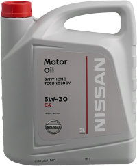 Моторное масло Nissan 5W30 Европа 5л