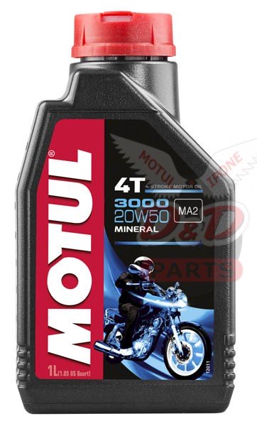MOTUL 3000 PLUS 4T 20W50 1л