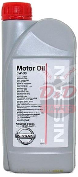 Моторное масло Nissan 5W30 Европа 1л
