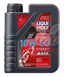 Liqui Moly Motorbike 4T Synth Street Race 10W-50 1л (Синтетическое)