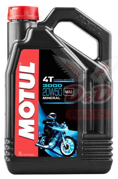MOTUL 3000 PLUS 4T 20W50 4л