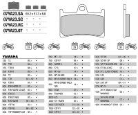 Brembo 07YA2307 колодки тормозные МОТО (FDB605)