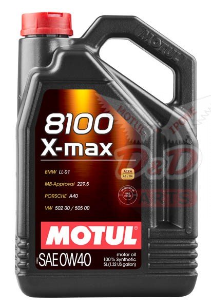 MOTUL 8100 X-max 0W40 4л