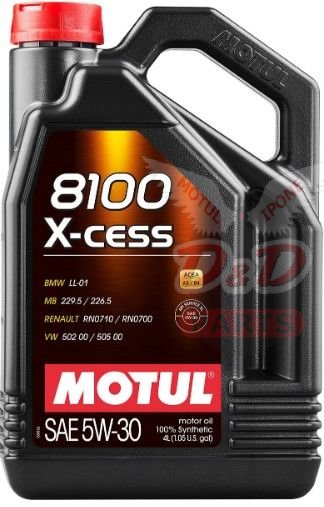MOTUL 8100 X-cess 5W30 4 л