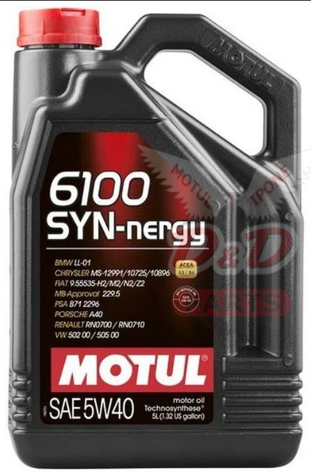 MOTUL 6100 SYN-nergy 5W40 5 л