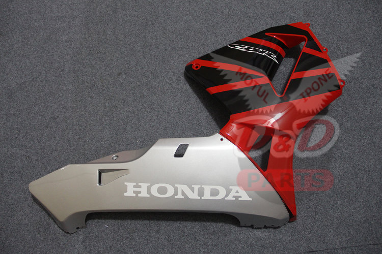 Комплект пластика для мотоцикла Honda CBR 600 RR 03-04 Красно-Черный Серый плуг