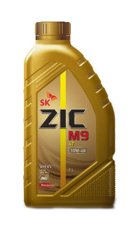 ZIC Масло моторное синтетическое M9 4T 10W-40 1л