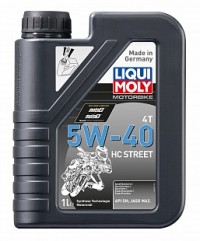Liqui Moly Motorbike 4T 5W-40 1л HC Street  (HC-синтетическое)