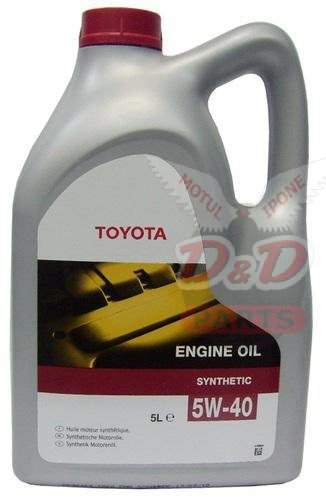 Toyota Масло моторное синтетическое ENGINE OIL 5W-40 5л