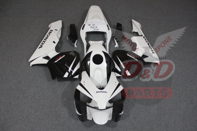 Комплект пластика для мотоцикла Honda CBR 600 RR 03-04 Бело-Черный