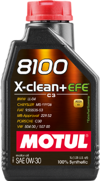 MOTUL 8100 X-clean+ EFE 0W30 1л 