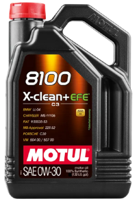 MOTUL 8100 X-clean+ EFE 0W30 4л