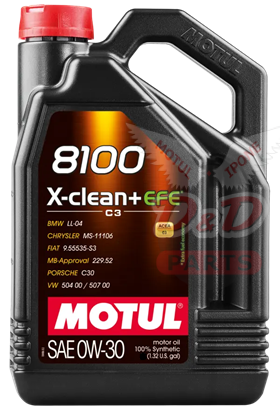 MOTUL 8100 X-clean+ EFE 0W30 4л