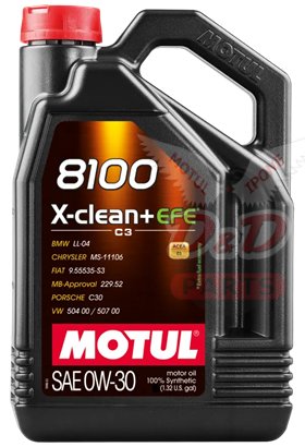 MOTUL 8100 X-clean+ EFE 0W30 4л