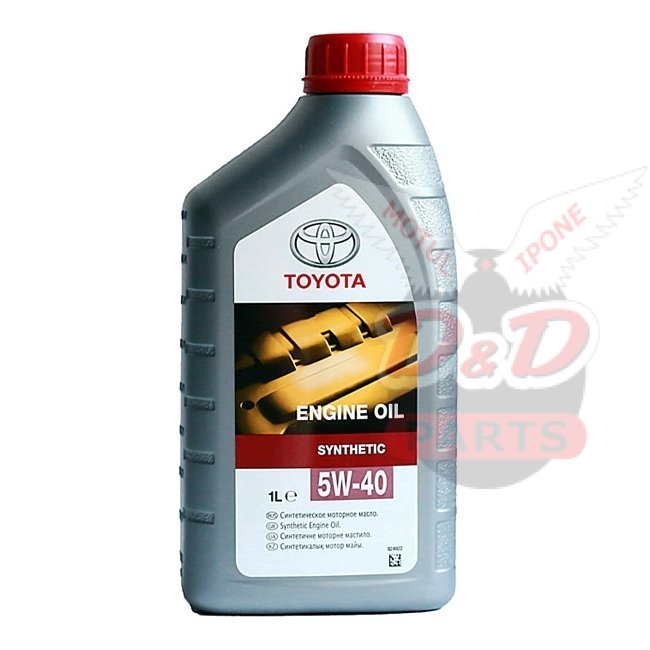 Toyota Масло моторное синтетическое ENGINE OIL 5W-40 1л
