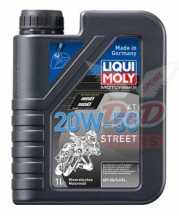 Liqui Moly Motorbike 4T Street 20W-50 1л (Минеральное)