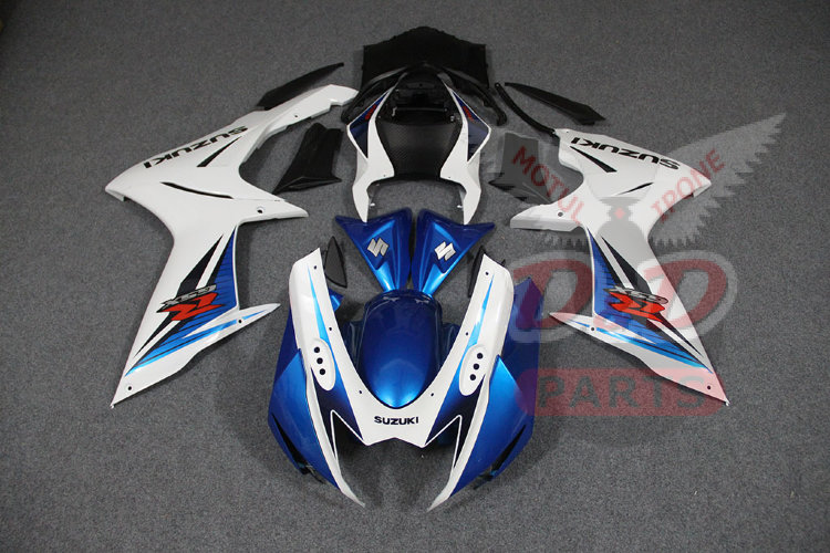 Комплект пластика для мотоцикла Suzuki GSX-R600/750 11-19 Сине-белый